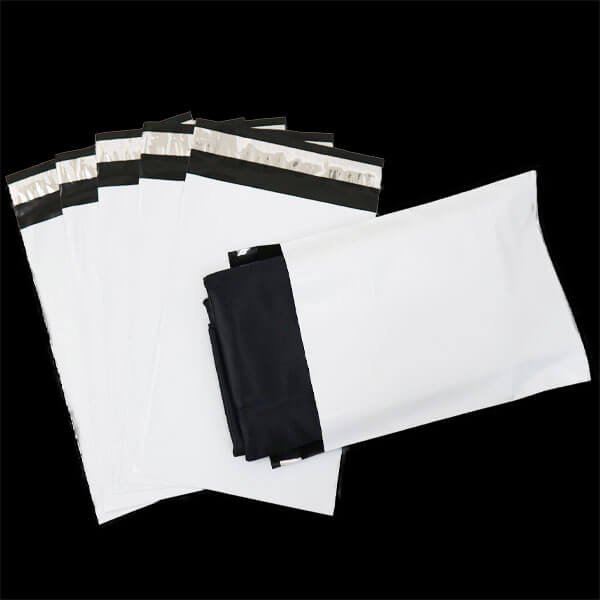 画像3: 宅配ビニール袋 B5サイズ 白(ホワイト) 190ｘ260+50mm #60 (3)