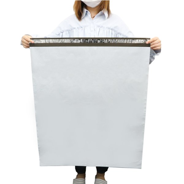 画像4: 宅配ビニール袋 70-80サイズ 白(ホワイト) 700ｘ800+50mm #60 (4)