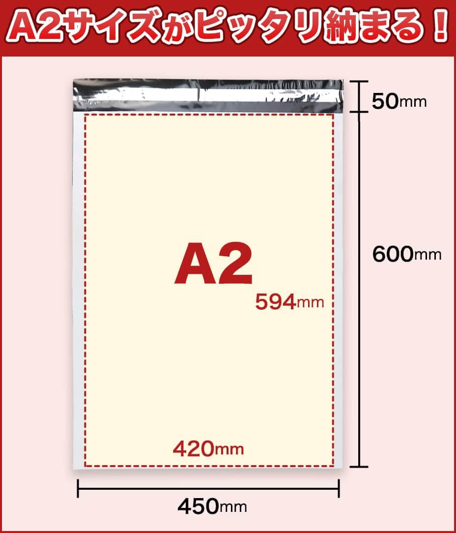 宅配ビニール袋白A2