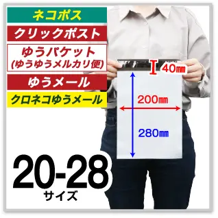 宅配ビニール袋 20-28サイズ
